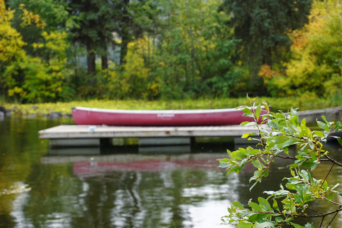 red and white boat on lake during daytime