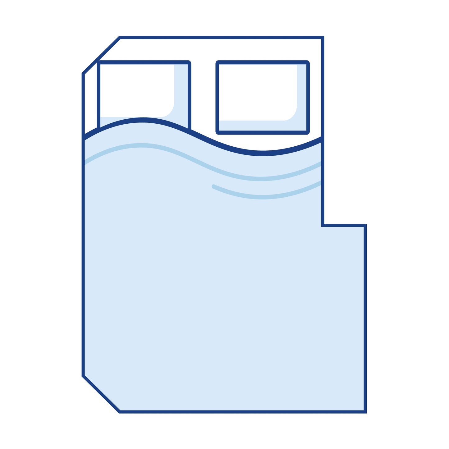 Bodyshape Left Cut Out Camper Mattress - Super King