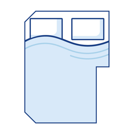 Comfisan Right Cut Out Camper Mattress - King