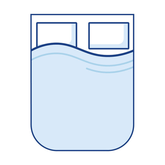 Bodyshape Island Curved Boat Mattress Topper - Double
