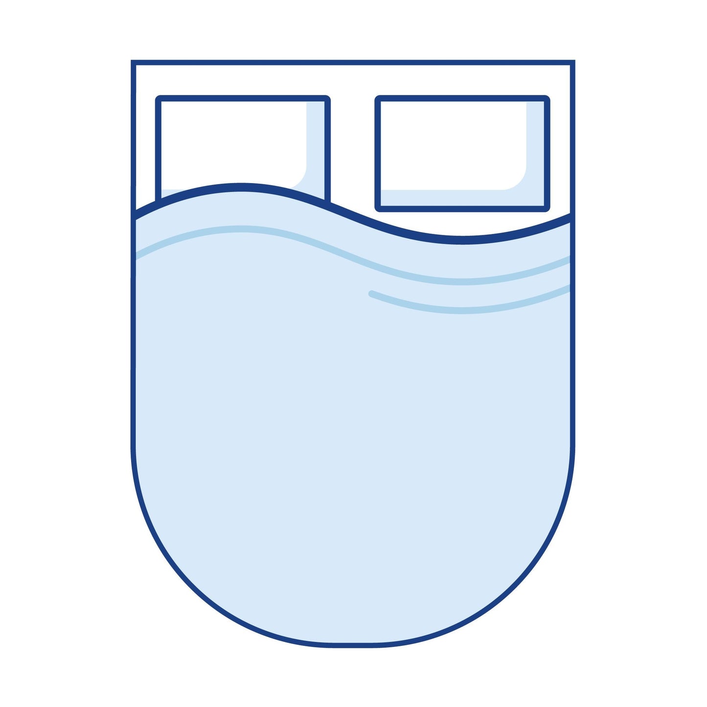 Bodyshape Island Rounded Boat Mattress Topper - Single