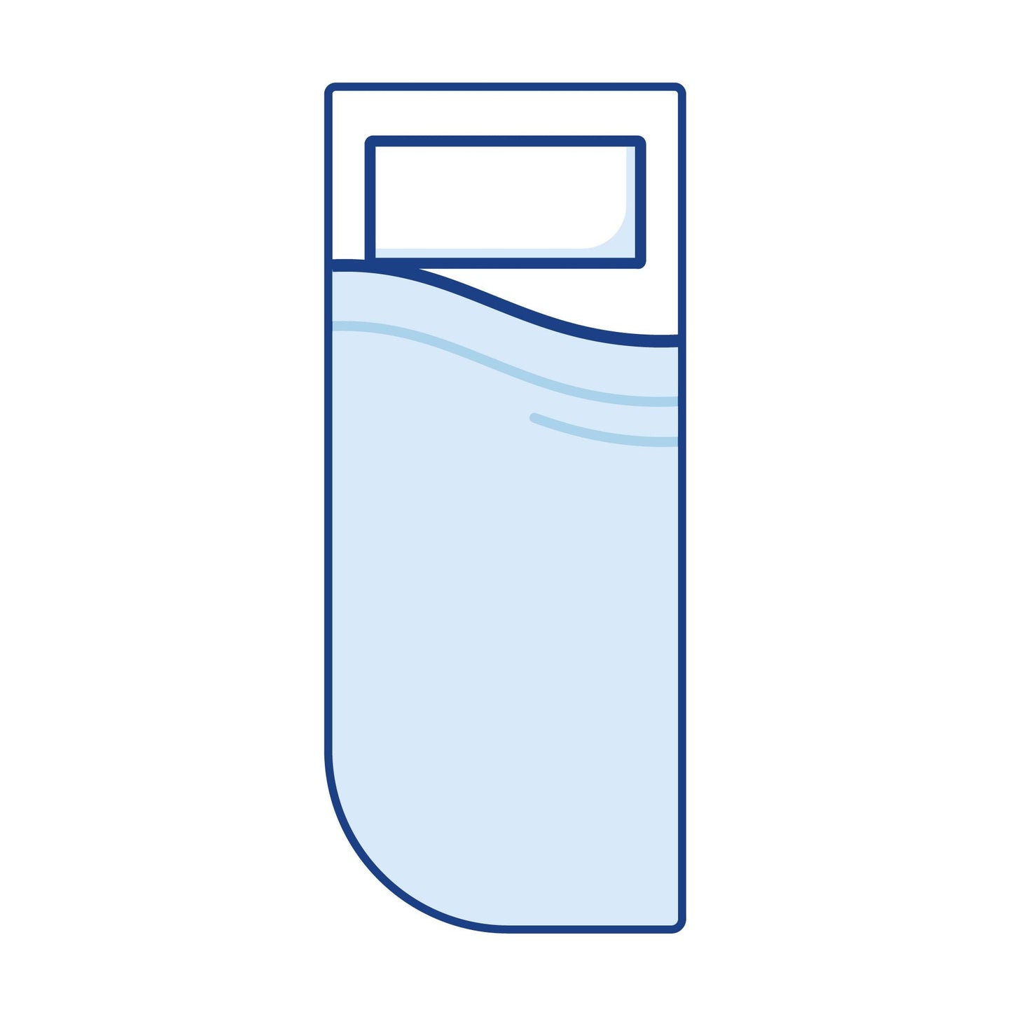 Comfisan Narrow Left Curved Corner Boat Mattress - Double