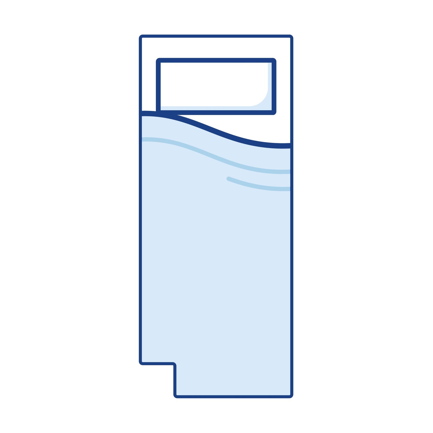 Bodyshape Narrow Left Cut Out Boat Mattress - Super King