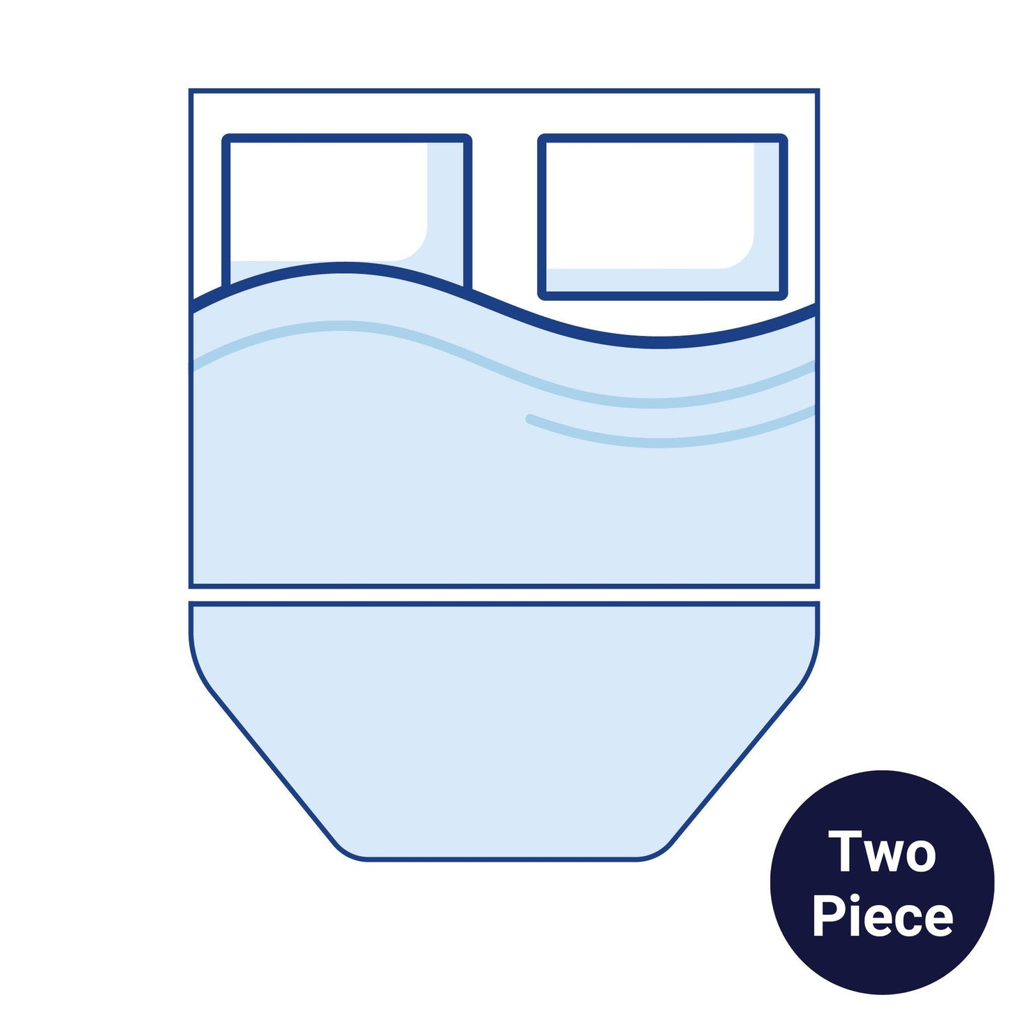 Coolplus Island Angled Foot End Bolster Boat Mattress - Super King
