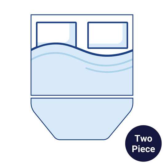 Bodyshape Island Angled Foot End Bolster Boat Mattress Topper - Super King