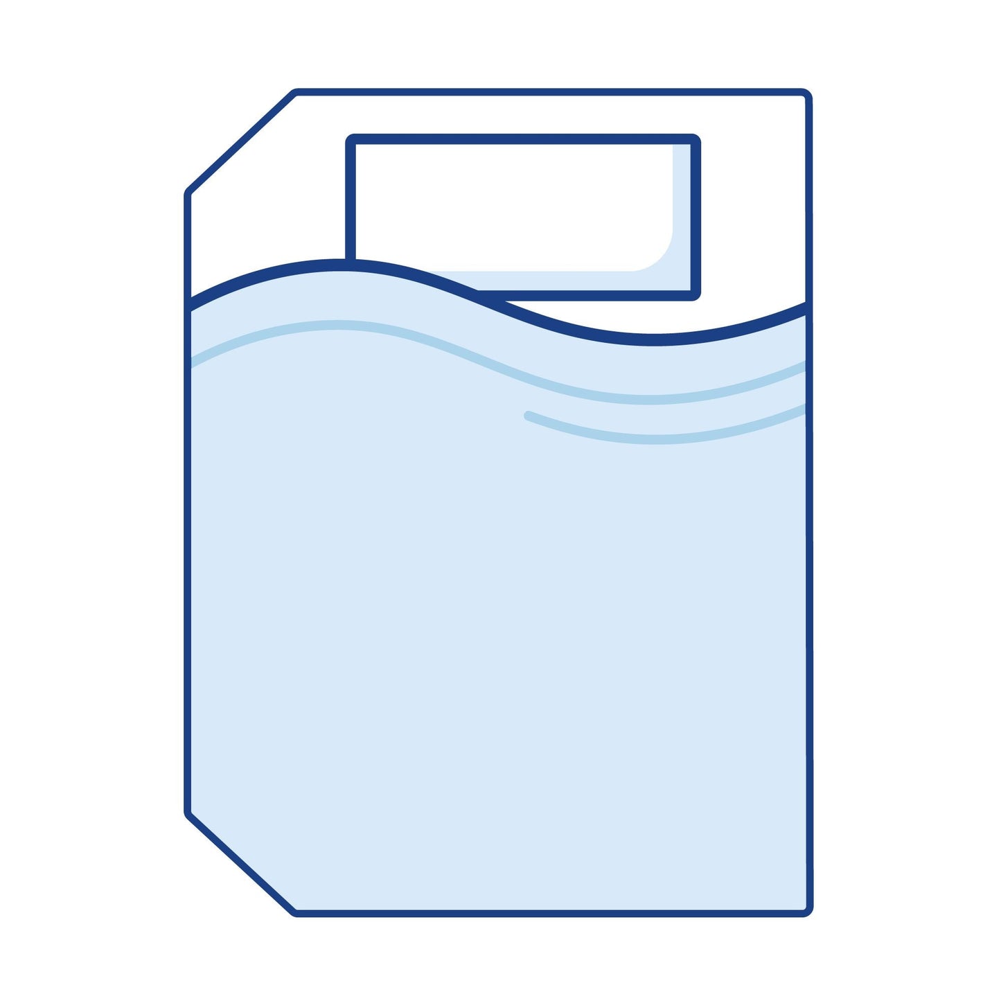 Bodyshape Left Corners Cut Off Boat Mattress Topper - Double