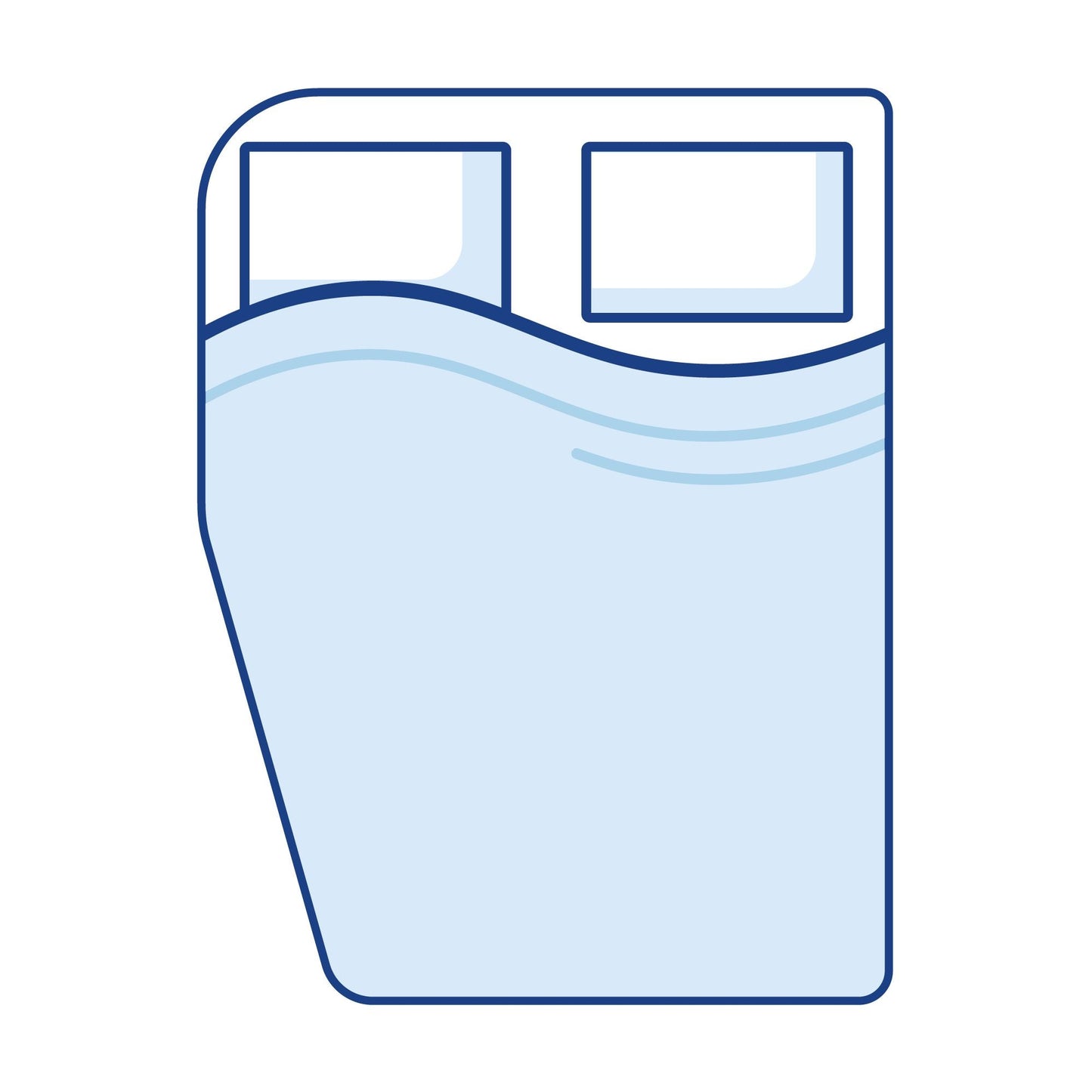 Bodyshape Left Curved Corners Boat Mattress - Super King
