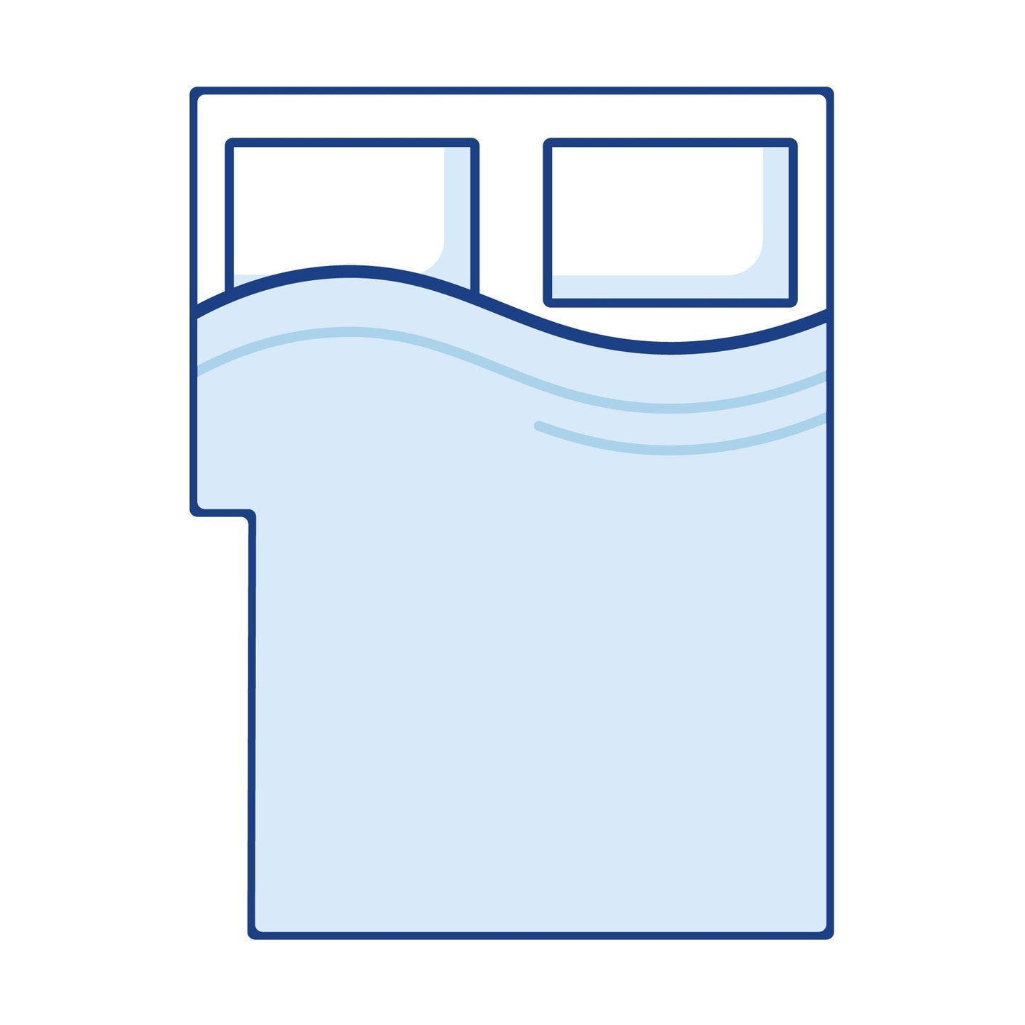 Bodyshape Left Cut Out Boat Mattress - King