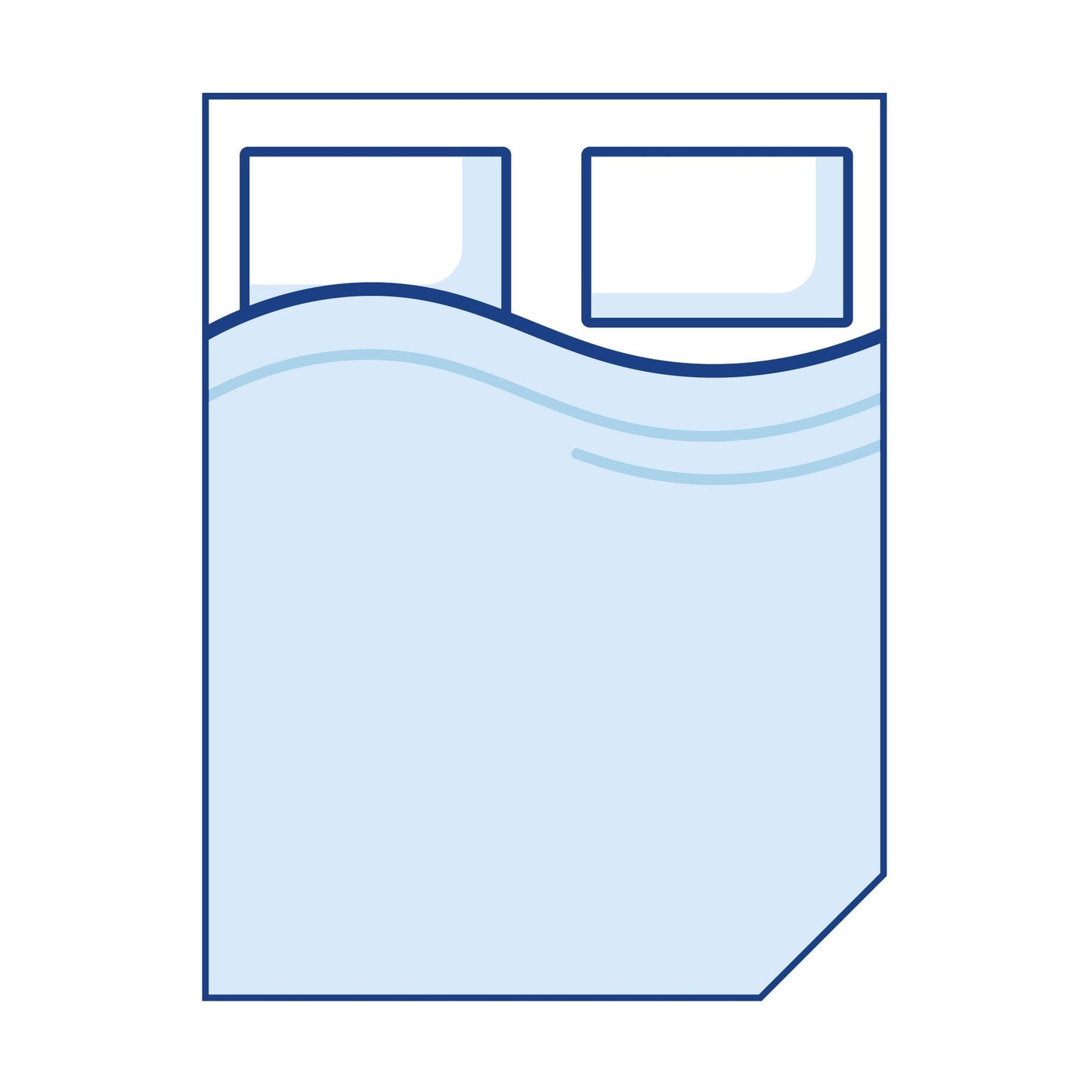Bodyshape Right Corner Cut Off Boat Mattress Topper - Super King
