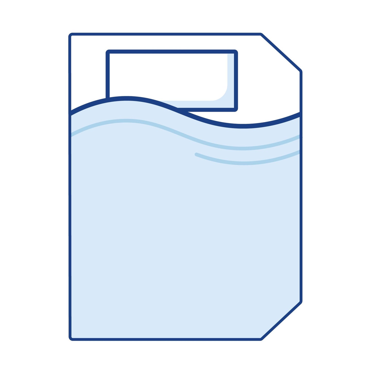 Bodyshape Right Corners Cut Off Boat Mattress Topper - Super King