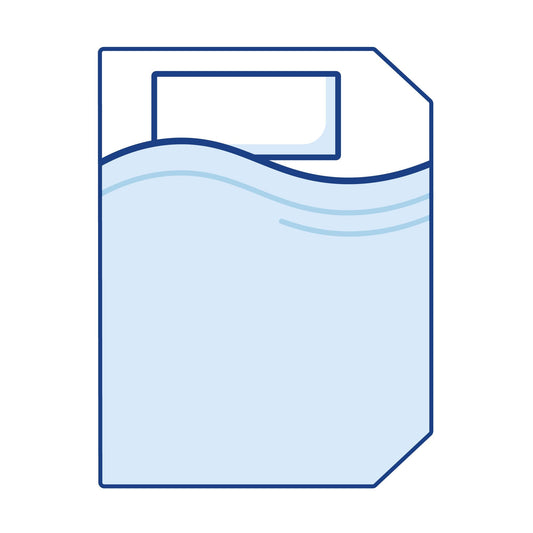 Bodyshape Right Corners Cut Off Boat Mattress Topper - Super King