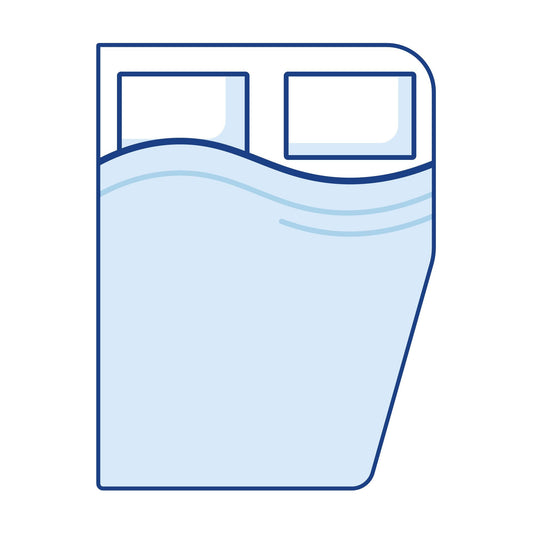 Bodyshape Right Curved Corners Boat Mattress - Double
