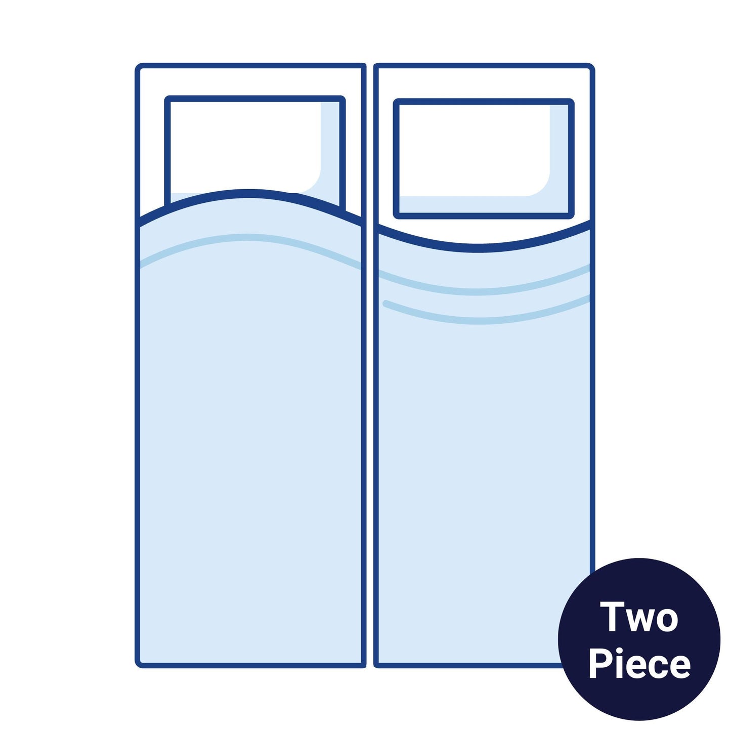 Bodyshape Vertical Split Boat Mattress - Single