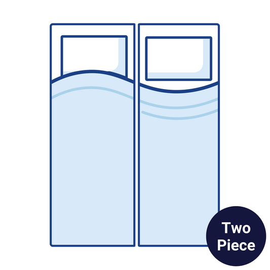 Bodyshape Vertical Split Boat Mattress Topper - Single
