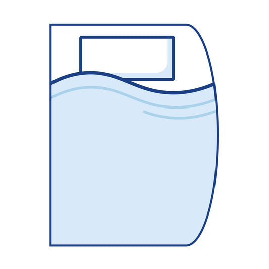Coolplus Right Hand D Shaped Curved Corner - Super King